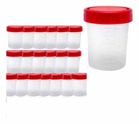[17506636801481] VASO RECOLECTOR p/MUESTRAS (Medimaz) Estéril 100 ML. Caja c/650 Pzs.  NA
