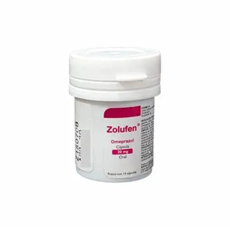 [7502223556263] ZOLUFEN C/14 CAPS. 20 MG. Omeprazol 20mg. (Caps. Orales). SYNTHON