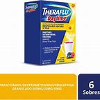 [7501065010445] THERAFLU DAYTIME c/ 6 SOBS. GRANULADO Sab. Frutos del bosque  650/20/10 MG. Paracetamol+Fenilefrina+Dextrometorfano NA