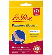 [729513132151] TOBILLERA ELÁSTICA (Le Roy) T: Ch/Med. 22-25cm. c/1 Pza. Tobillera elástica de algodón. NA