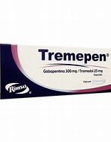 [7501250838915] TREMEPEN c/30 CAPS. 300/25 MG. Gabapentina+Tramadol NA