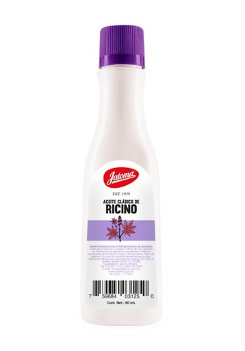 [759684031250] ACEITE de RICINO Clásico (Jaloma) Fco.  60 ML. Aceite de Ricino NA