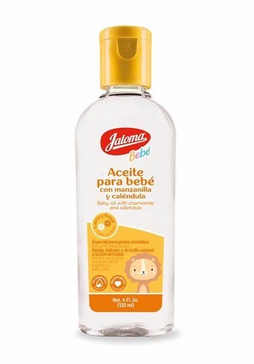 [759684154881] ACEITE PARA BEBÉ c/MANZANILLA Y CALENDULA (Jaloma) Fco. 120 ML. NA