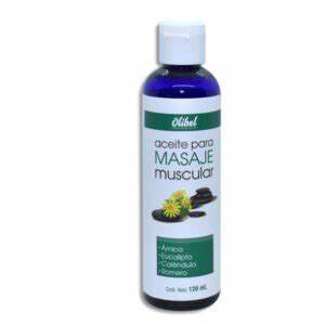[7502009748486] ACEITE PARA MASAJE MUSCULAR (Olibel) Fco. 120 ML. Aceites esenciales. NA