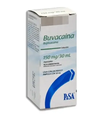 [7501125112706] BUVACAÍNA Sol. Iny. c/1 FCO. AMP. 150 MG/30 ML. NA