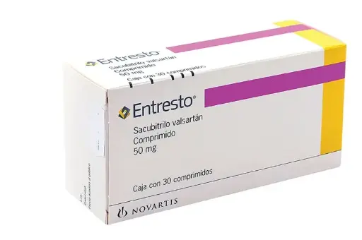 [7501124819200] Sacubitrilo Valsartán. Comprimido. Cada comprimido contiene: Sacubitrilo valsartán sódico hidratado equivalente a 50 mg de Sacubitrilo valsartán Envase con 30 comprimidos. 010.000.6112.00