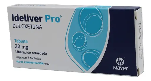 [7502009745485] DULOXETINA 30MG C/7TAB (IDELIVER PRO ) COLLINS