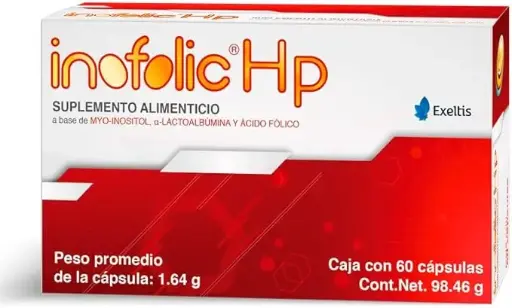 [7502235760337] Inofolic Hp Suplemento Alimenticio 60 Cápsulas 98.4 G
