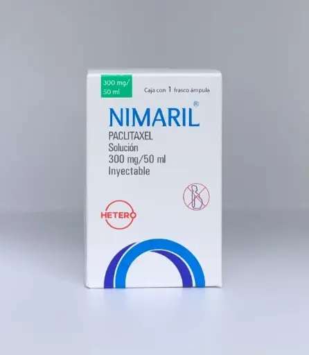[7500463184543] PACLITAXEL. SOLUCIÓN INYECTABLE CADA FRASCO ÁMPULA CONTIENE: PACLITAXEL 300 MG ENVASE CON UN FRASCO ÁMPULA CON 50 ML CON O SIN EQUIPO PARA VENOCLISIS LIBRE DE POLIVINILCLORURO (PVC) Y FILTRO CON MEMBRANA NO MAYOR DE 0.22 µM.