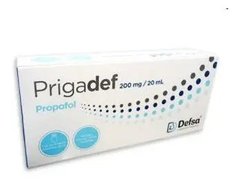 [7500464460653] PRIGADEF PROPOFOL 200 MG/ 20 ML CAJA C/5 FCO AMP. 20 ML DEFSA